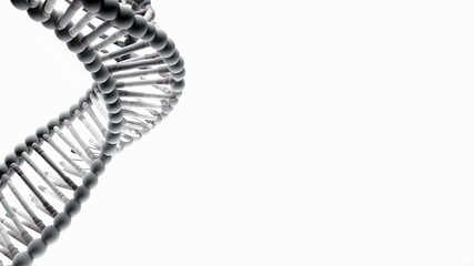 Abstract DNA Spirals. Biotech. Science. Innovation. MedTech. 3D