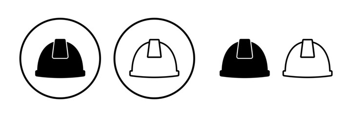 Helmet icon vector. safety helmet icon