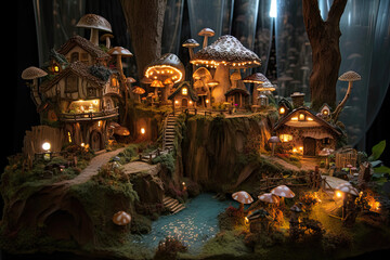 Fantasy Mushroom City