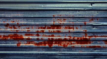 Blacha trapezowa z rdzą