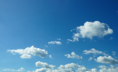 Fototapeta premium Bright sky and beautiful clouds