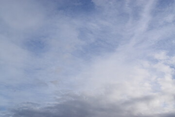 Sky background with clouds