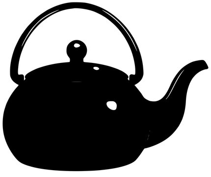 recommend clip art: tea kettle silhouette