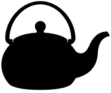 recommend clip art: tea kettle silhouette
