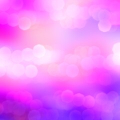Magenta clouds bokeh soft background abstract illustration.