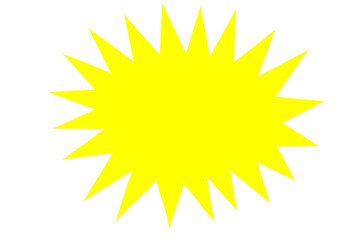 sun illustration burst