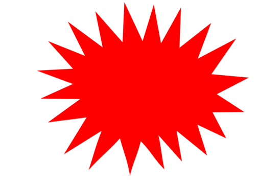 red star button