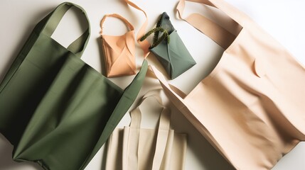 Eco-Friendly Shopping Bags reusable for Sustainable Living - Generative Ai