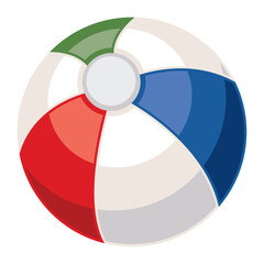 Obraz premium Inflatable beach ball
