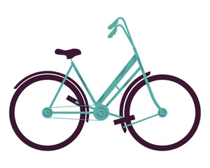 blue speeding bike icon