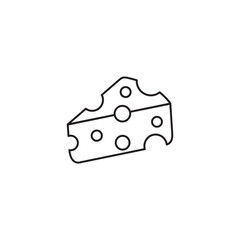 Cheese icon line icon, yogurt, dutch, ricotta symbols cheese color icon for app web logo banner icon - SVG File
