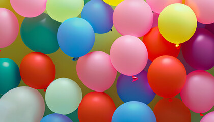 Fototapeta na wymiar balloons background