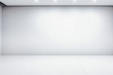 Abstract white studio background for product presentation. 