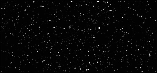 
Grainy abstract texture on a black background. Snow texture. Design element.
Falling snowflakes on night sky background,Bokeh of white snow on a black background.	