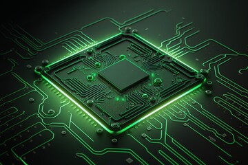 circuit board abstract technology