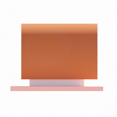 3d model of a cute glamping cottage cabin house with side angles