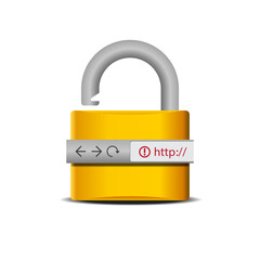 HTTP Protocol Concept icon isolated on background.