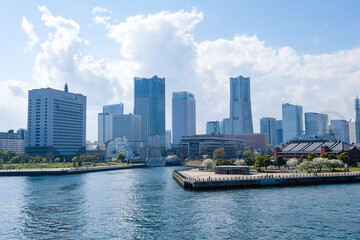 Obraz premium 神奈川県横浜市の都市風景