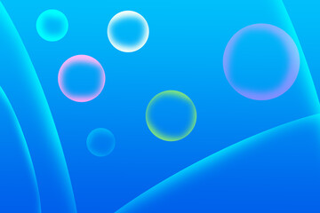 abstract background with bubbles