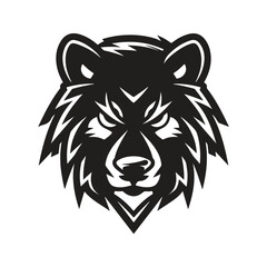 wolf, vector concept digital art, hand drawn illustration