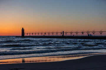 Obraz premium sunset on the beach