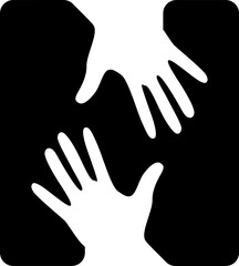 N Letter includes Hand Icon