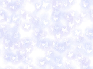 水彩の蝶の壁紙（シームレス）