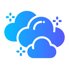 cloud gradient icon