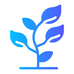 leaf gradient icon
