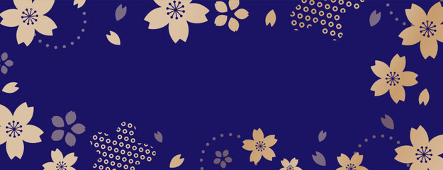 おしゃれな和風デザイン背景