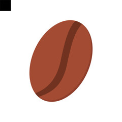 coffee bean icon flat style vector
