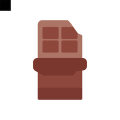 chocolate icon flat style vector