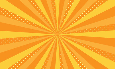 ドット　集中線