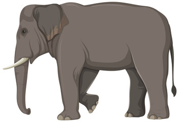 Fototapeta premium Elephant Anatomy Concept for Science Education