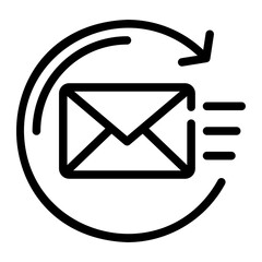 email line icon