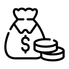 revenue line icon