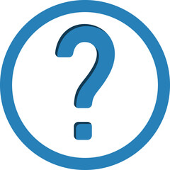 Exclamation and Question Mark Icon in Circle