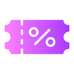 coupon gradient icon