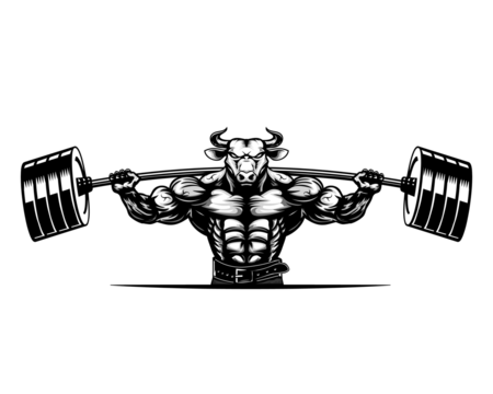 Gym Bull Ilustration