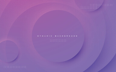 Modern abstract purple background elegant circle shape design