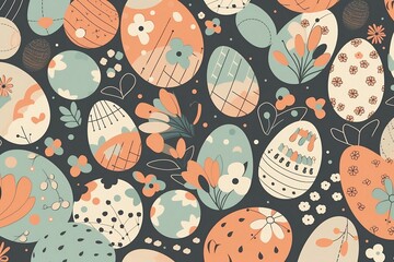 seamless easter pattern