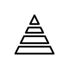 pyramid chart icon