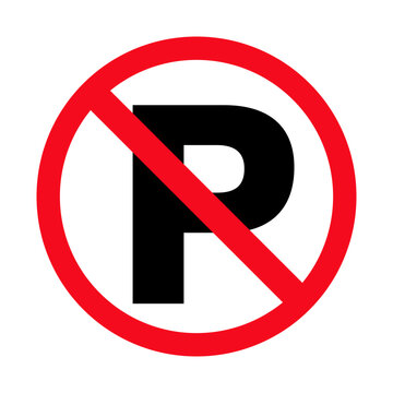No Parking icon vector design