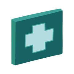 Healthy healthcare cross symbol