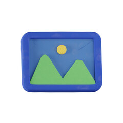 Image Clay Essential Object 3D Illustrations