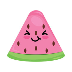 sweet watermelon fruit portion character
