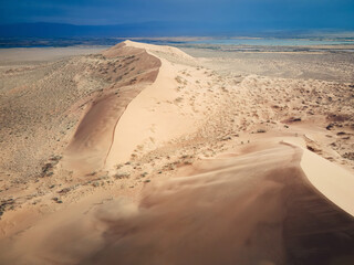 Singing Sand Dunes in Altyn Emel National Park Kazakhstan