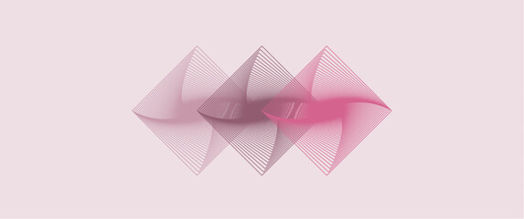 Fototapeta premium Abstract geometric pyramid look-alike, abstract geometric background design, diamond shapes. Suitable for background, banner, and card.