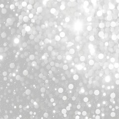 Fototapeta na wymiar White lights background texture abstract Christmas decoration. Beautiful bright winter sparkle silver bokeh, 3d rendering of Generative Ai.