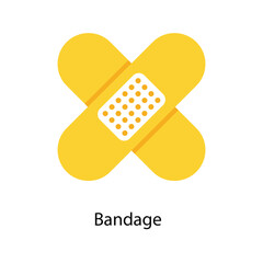 Bandage Vector Flat Icons. Simple stock illustration stock